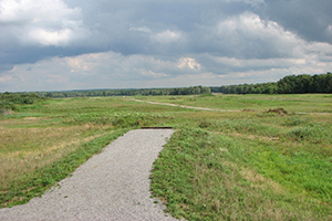 Photo of present-day area used for Ohio Army National Guard training.
